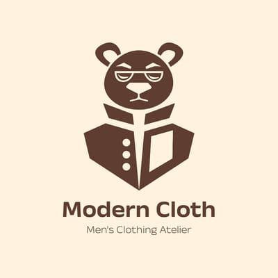 Brown Bear Mens Clothing Atelier Clothing Logo