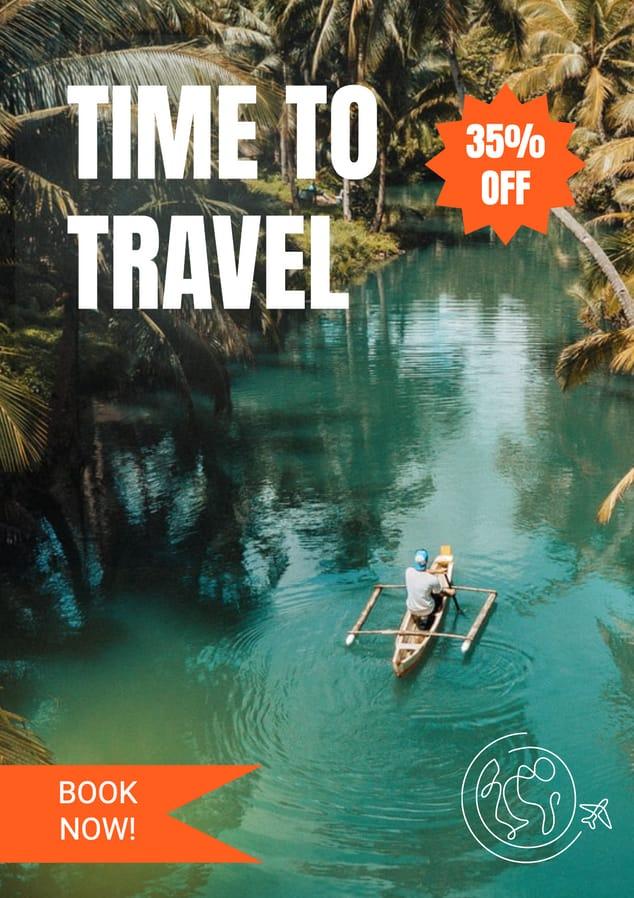 Time To Travel Sale Poster