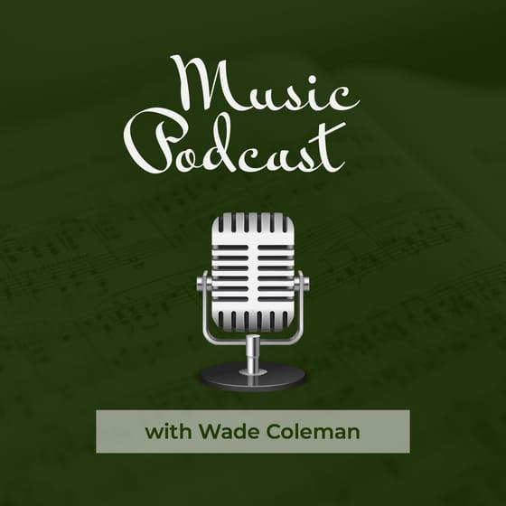 Green Elegant Music Podcast Cover