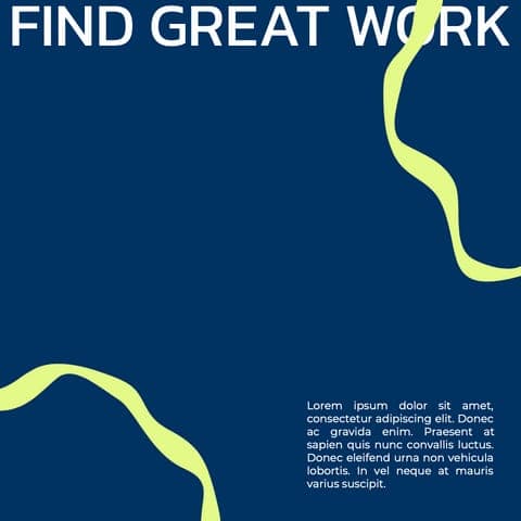 Dark Blue Hiring LinkedIn Post