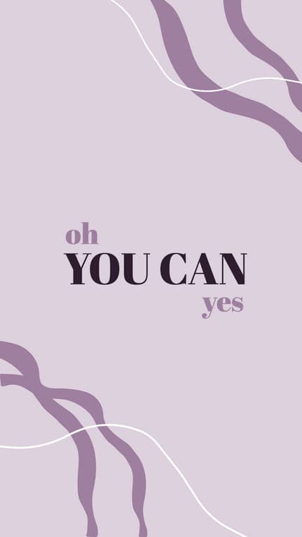 You Can Purple Phone Wallpaper