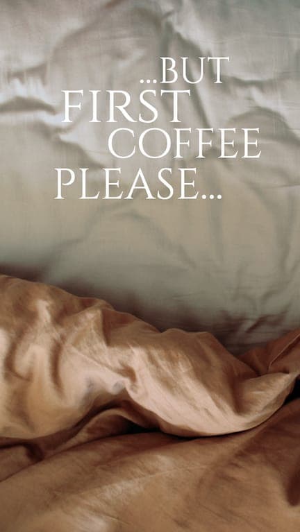 First Coffee Phone Wallpaper
