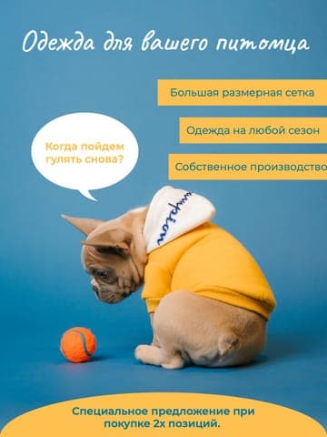 Синяя И Желтая Минималистичная Стильная Инфографика Для Маркетплейса