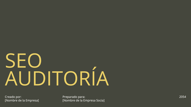 Auditoría SEO