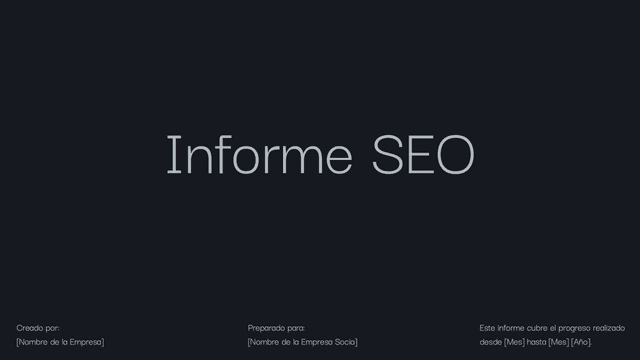Informe SEO