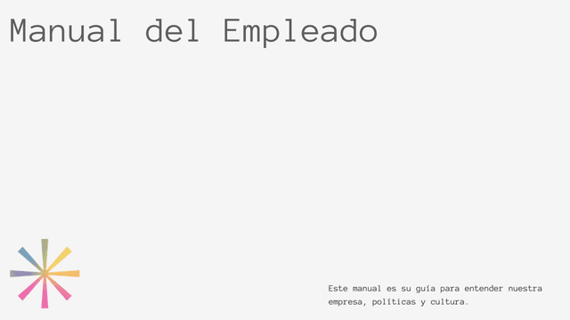 Manual del empleado