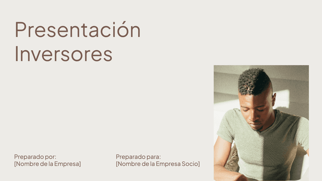 Presentación para inversionistas