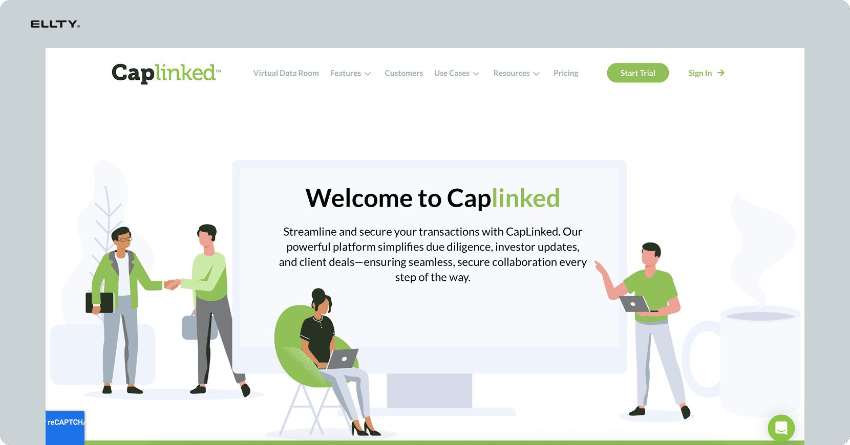 Caplinked home page