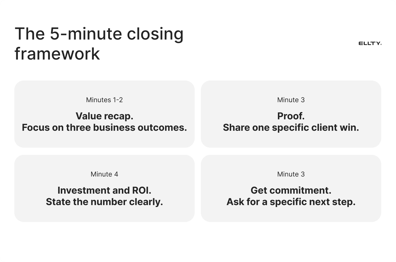Closing framework