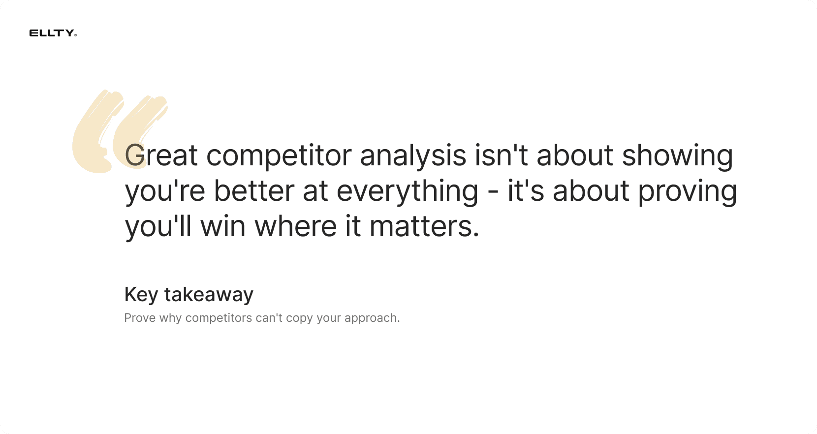 Key takeaways