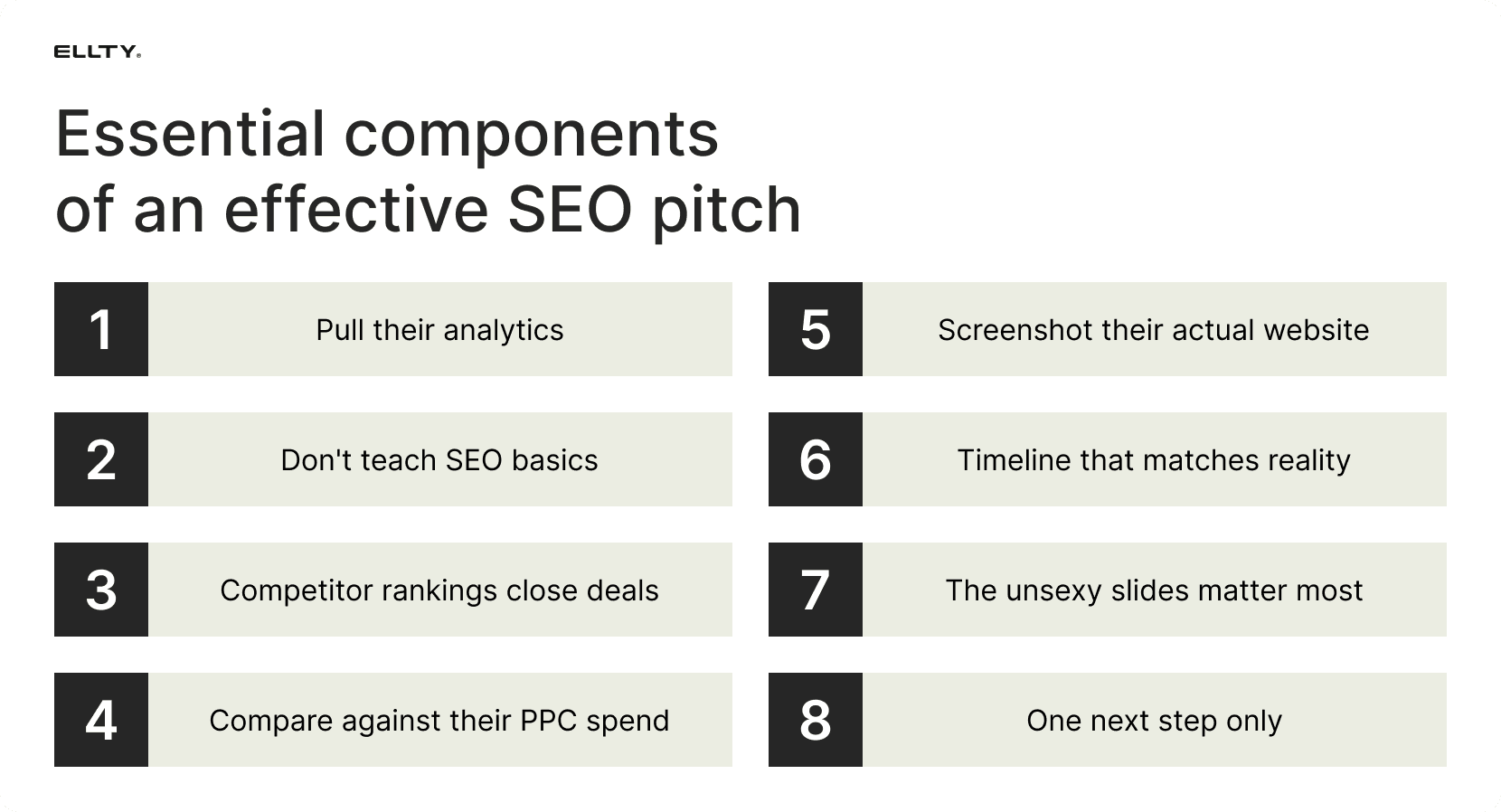 Components seo pitch