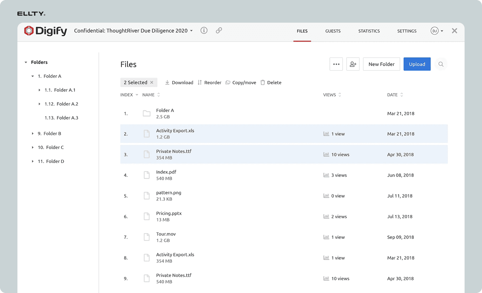 Digify interface