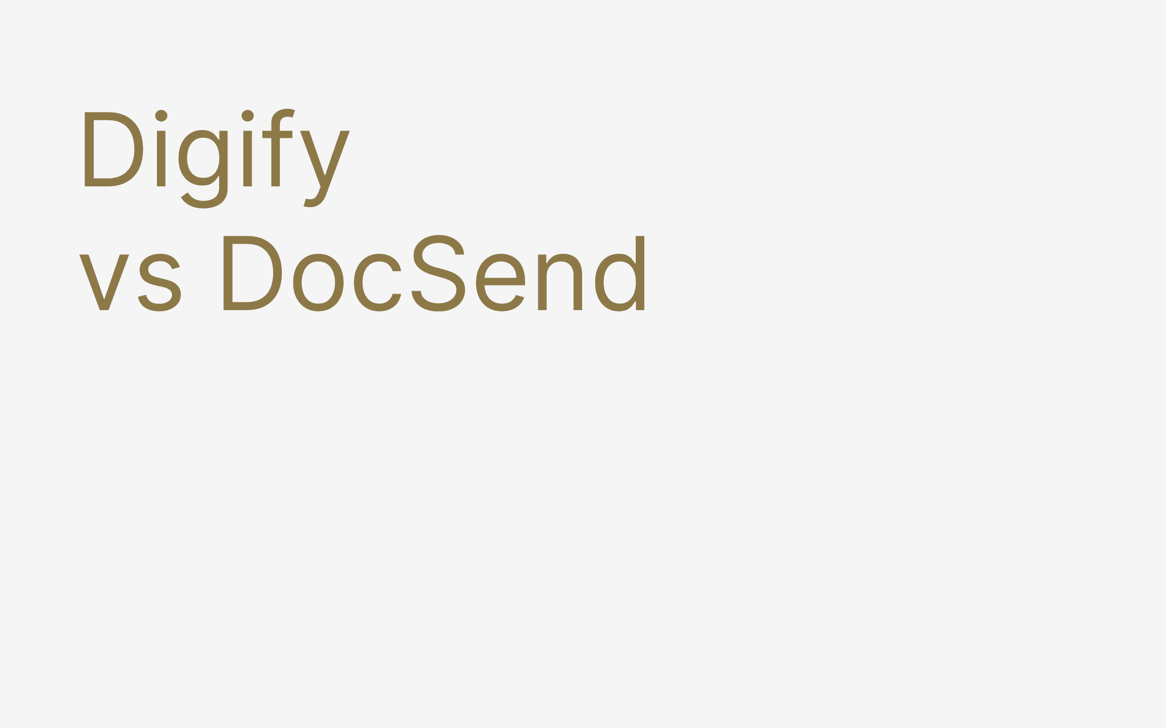 Digify vs DocSend hero