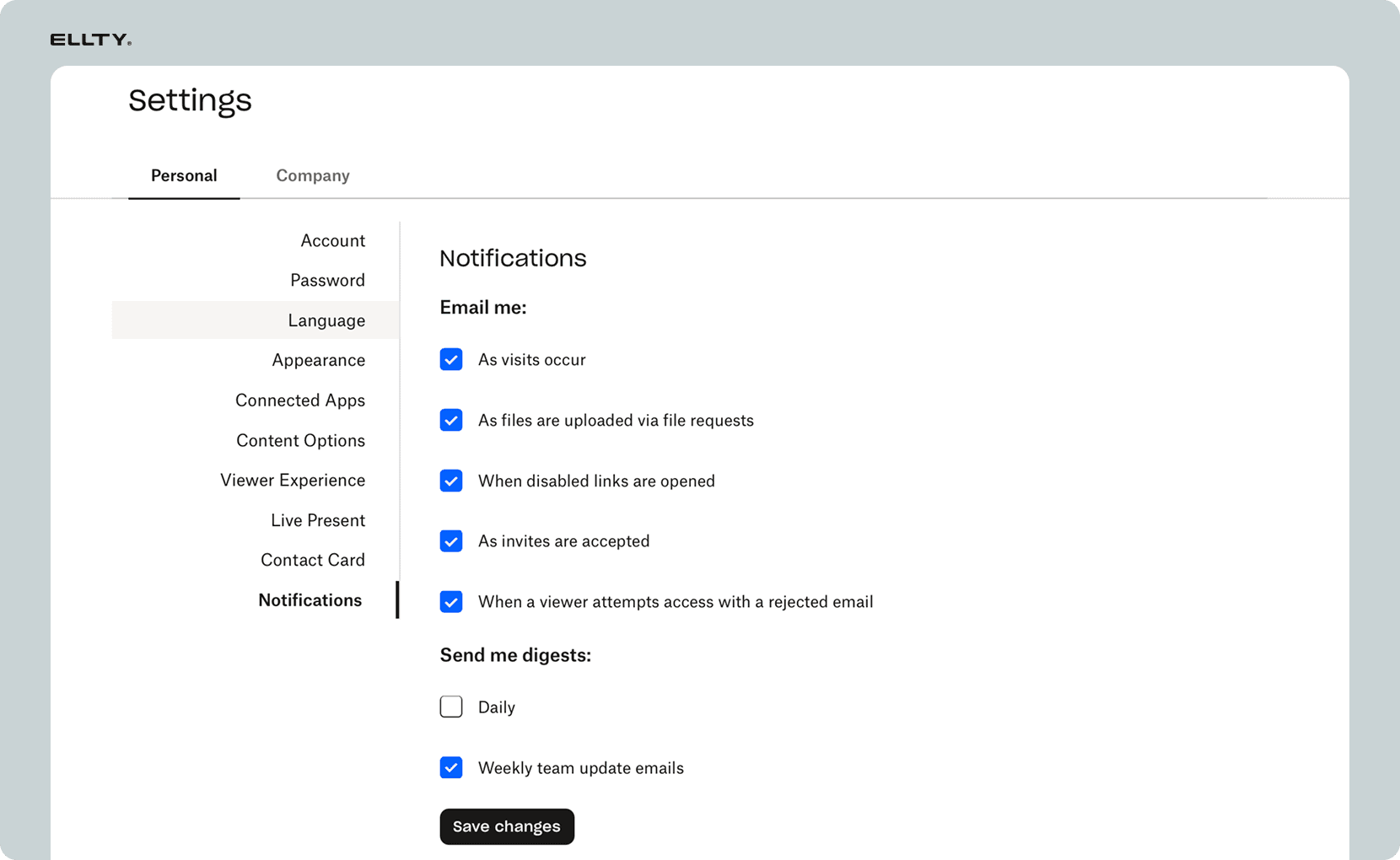 DocSend notifications
