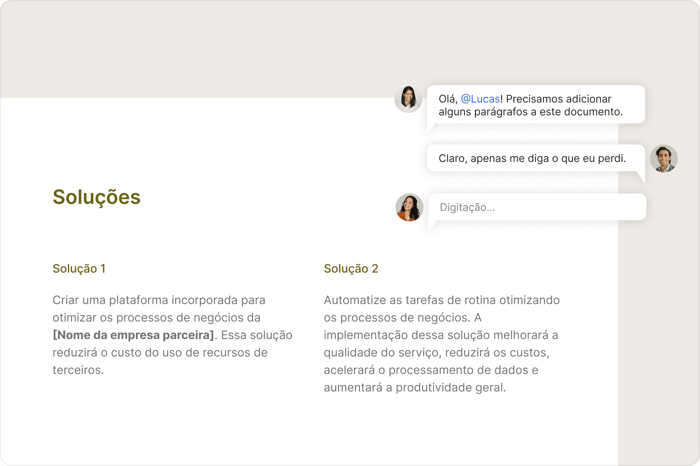 Editor apresentações