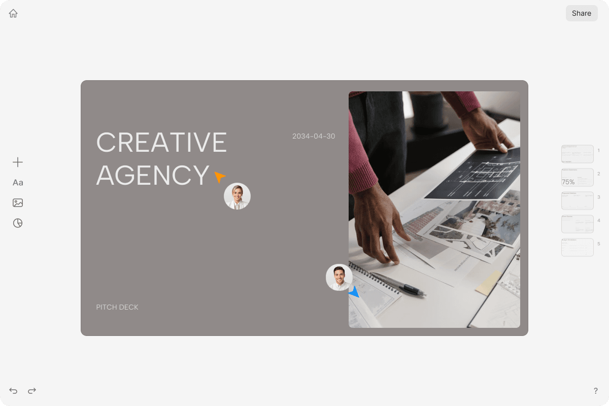 Agency pitch deck
