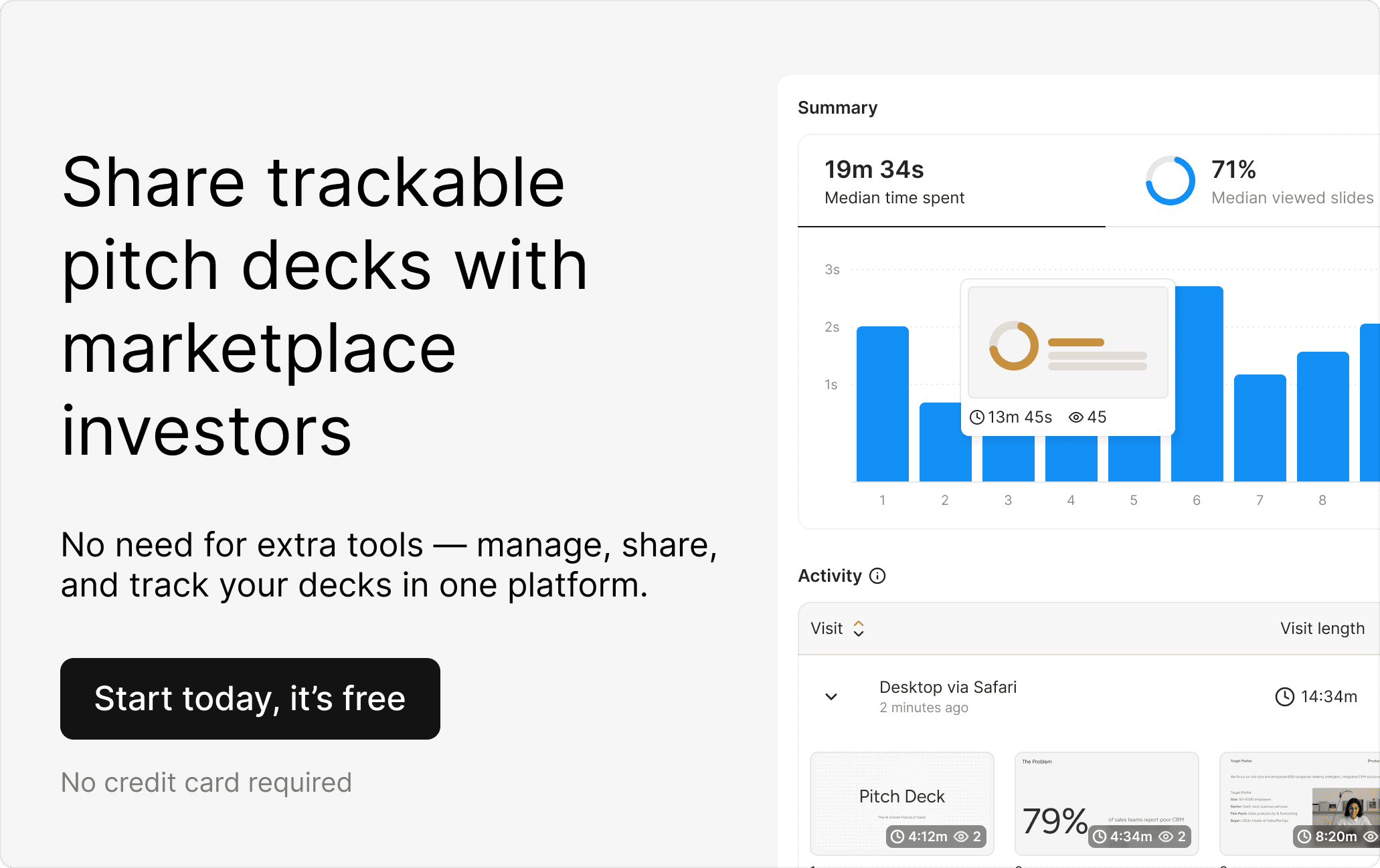Marketplace investors CTA