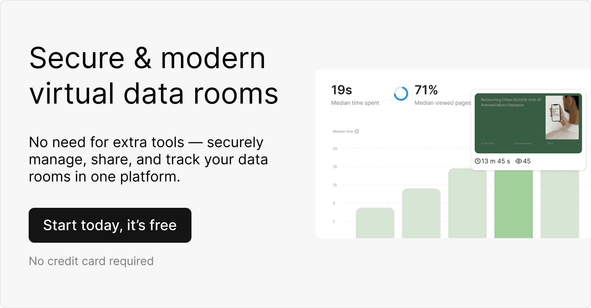Data rooms cta