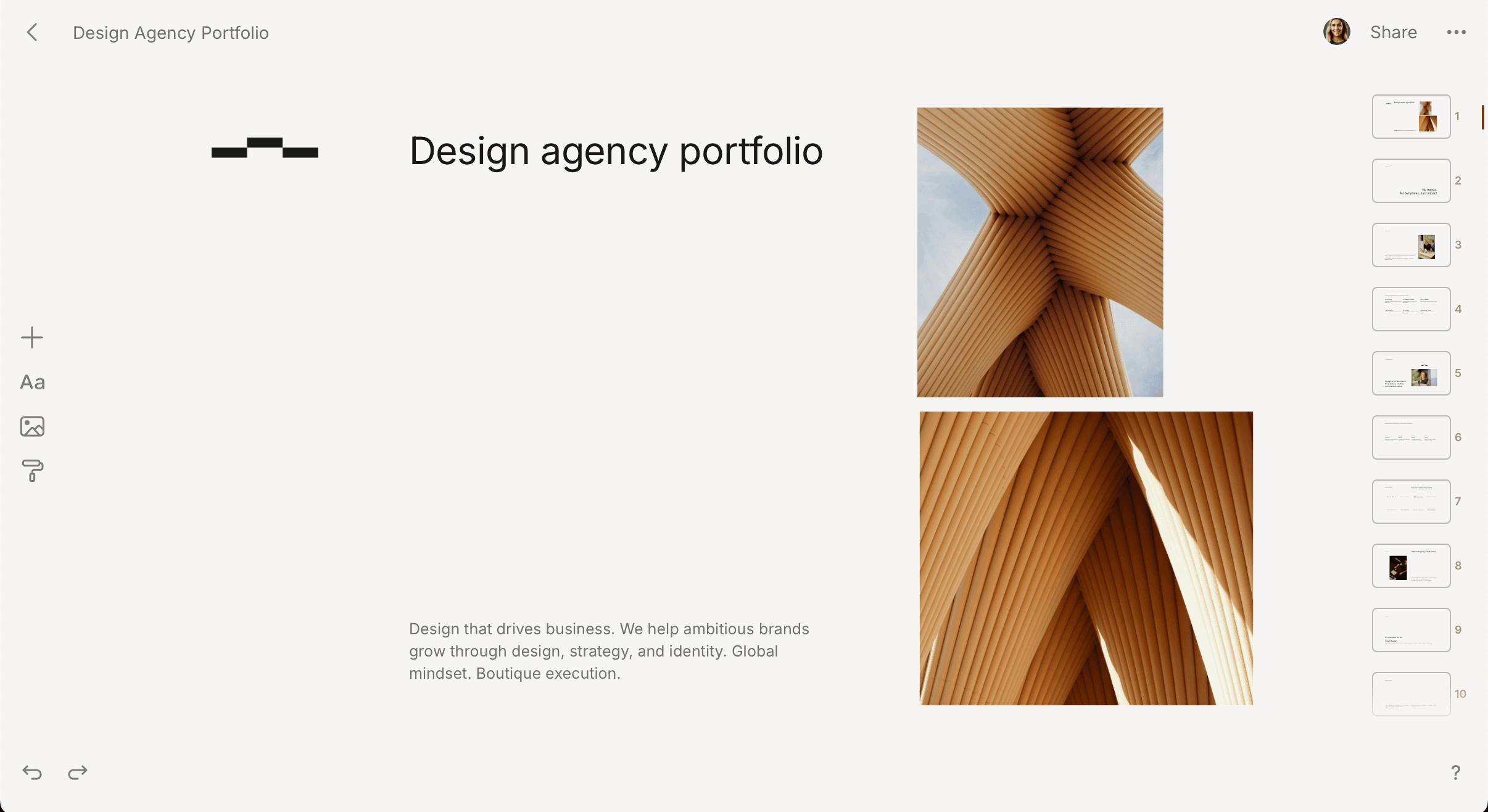 Ellty portfolio maker