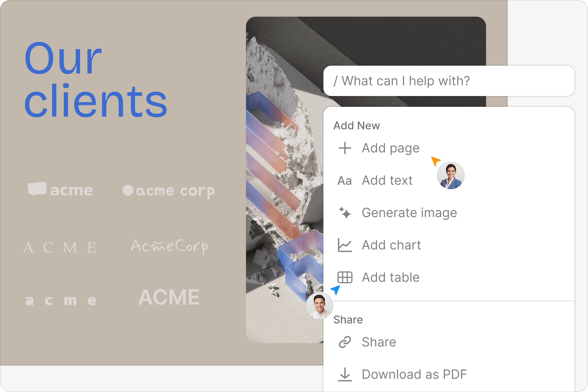 Ellty sales deck editor