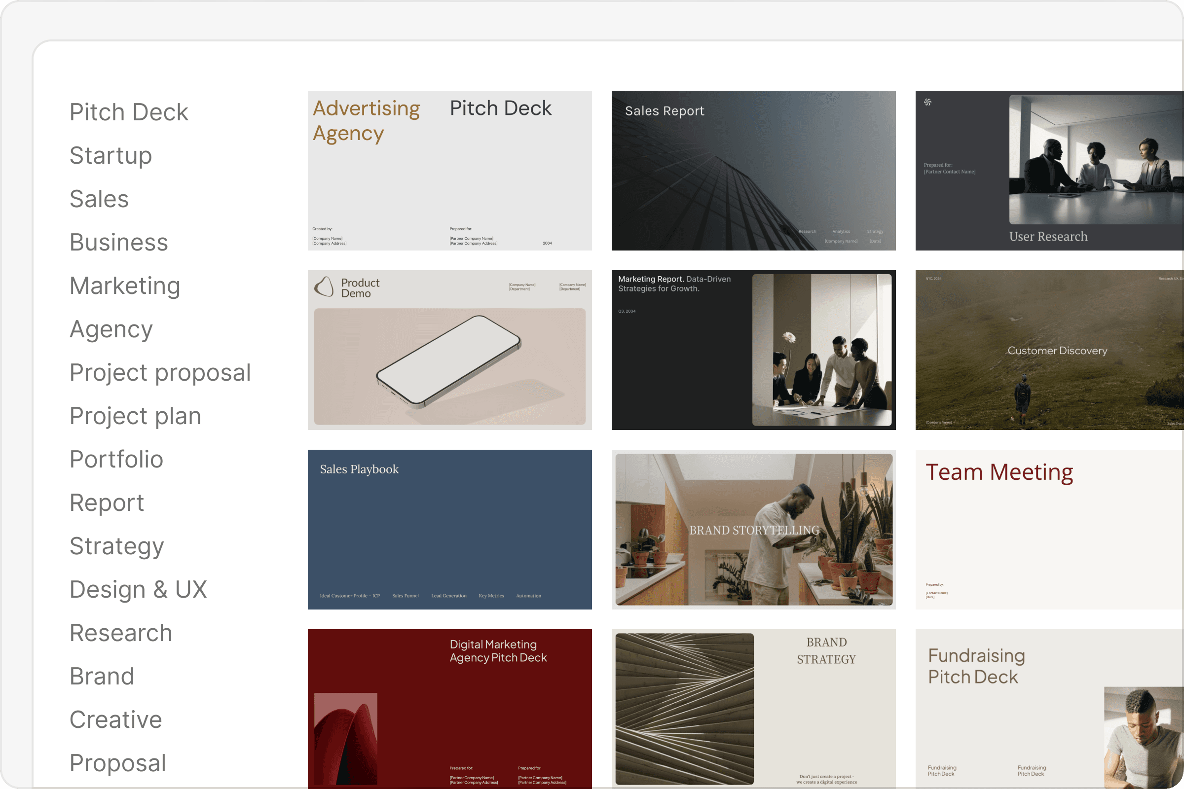 Ellty templates gallery