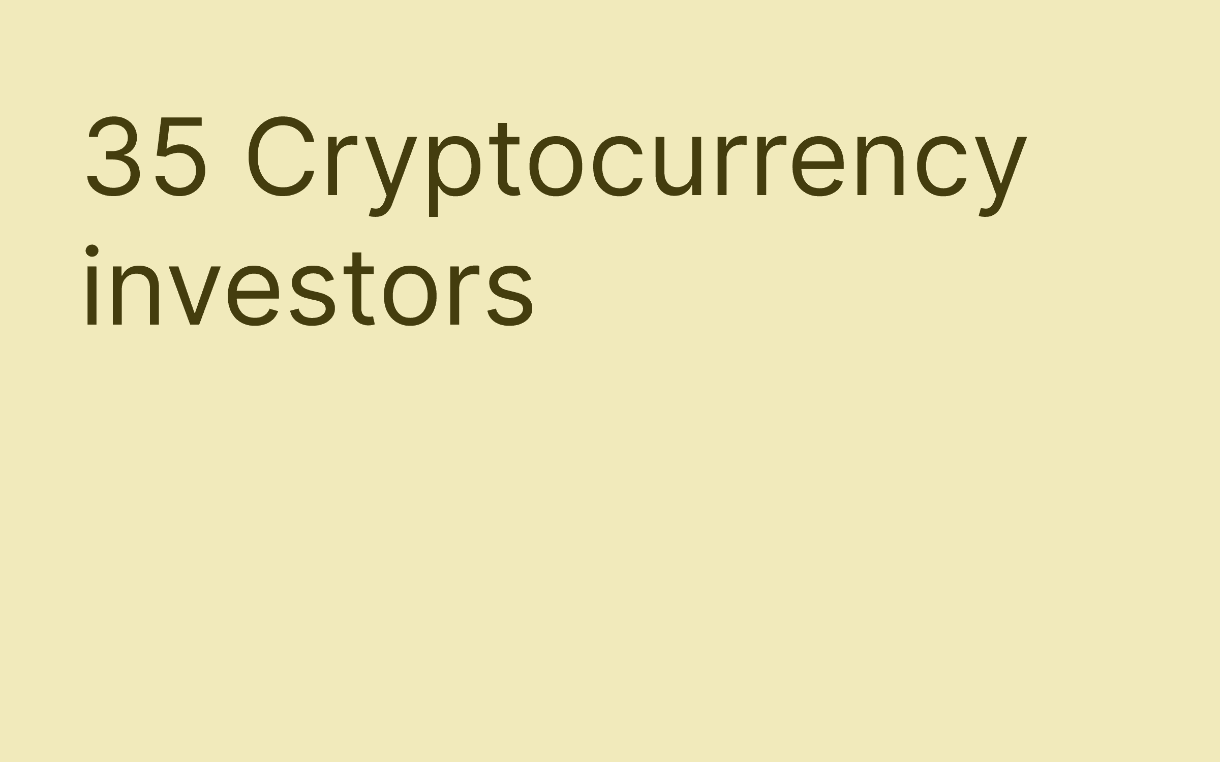 Cryptocurrency investors hero