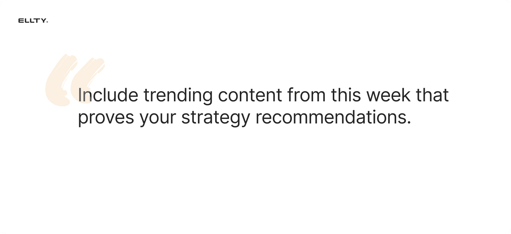 Fresh metrics data