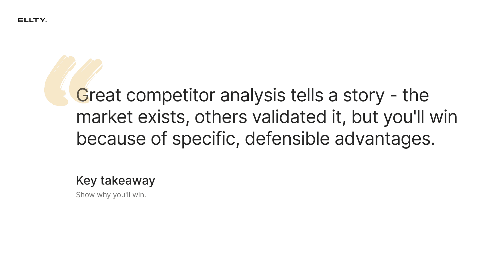 Key takeaways section