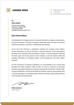 Letterhead template