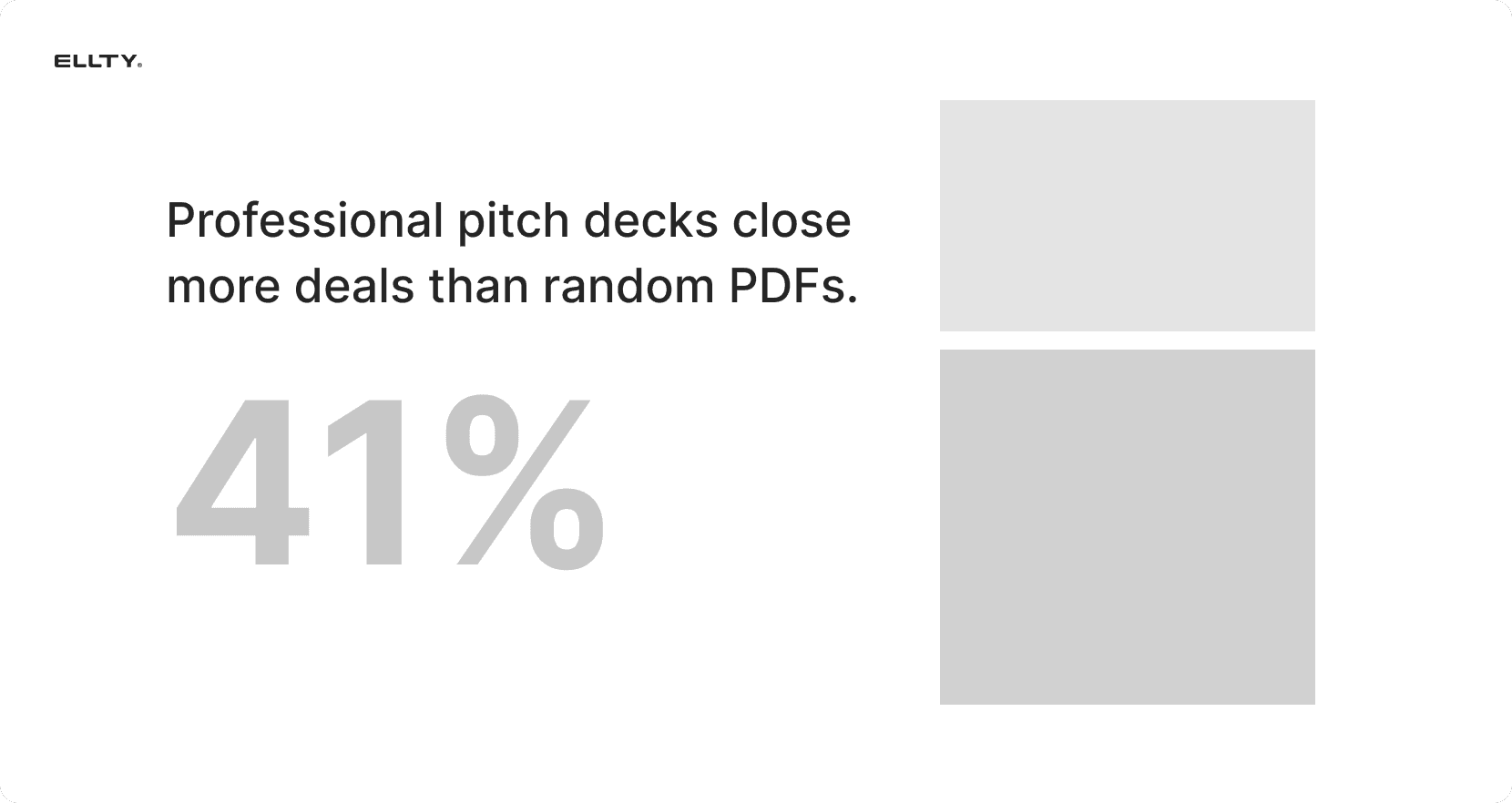 Pitch deck statistics