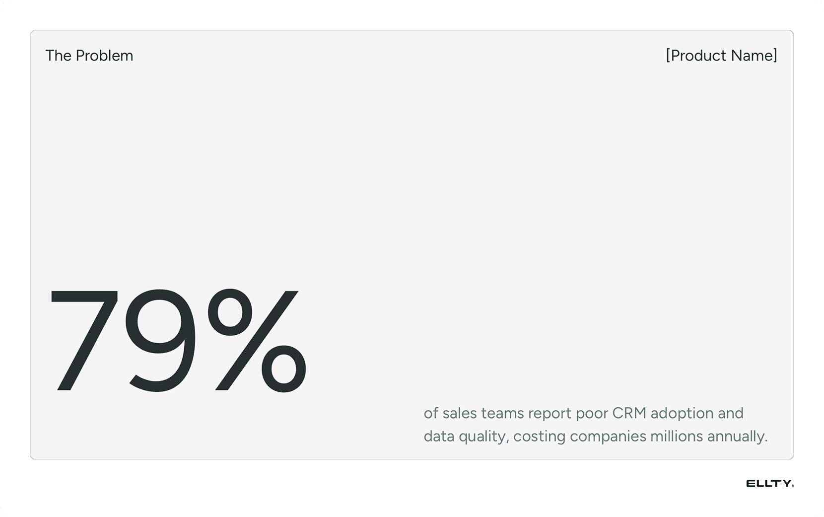 Problem slide investor pitch deck