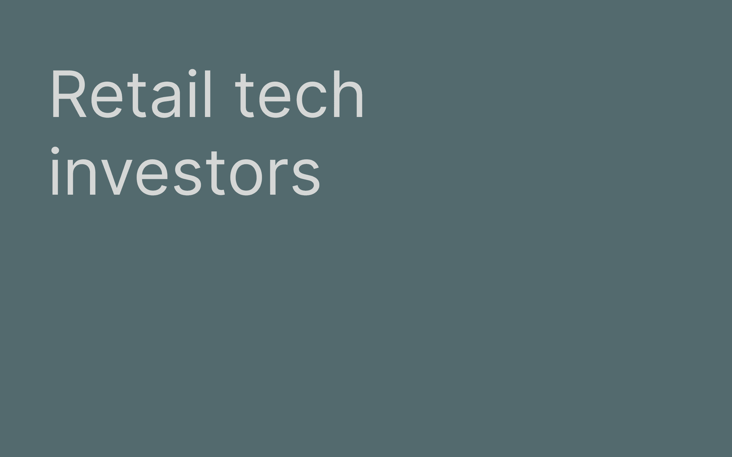 Retail tech investors hero