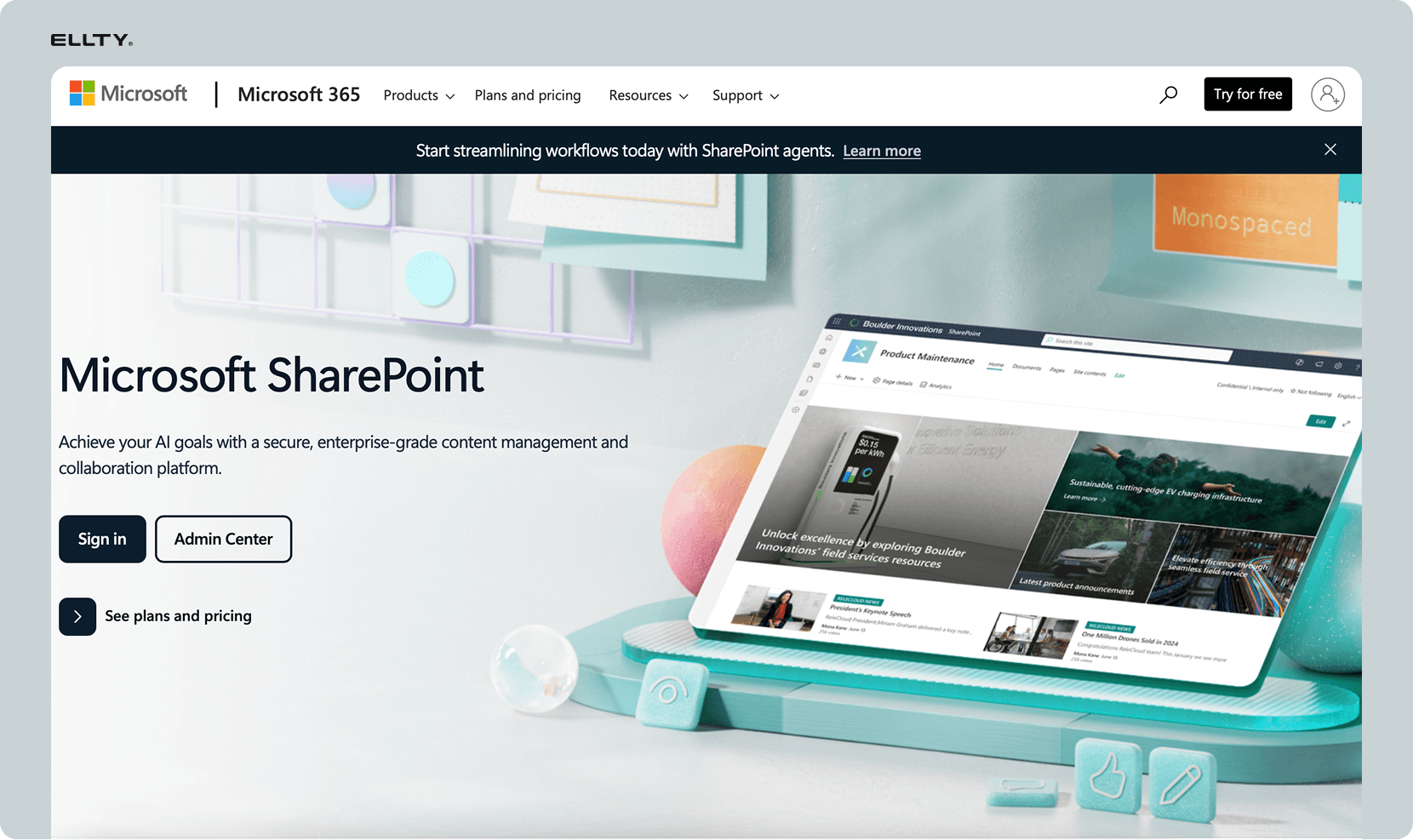 SharePoint home