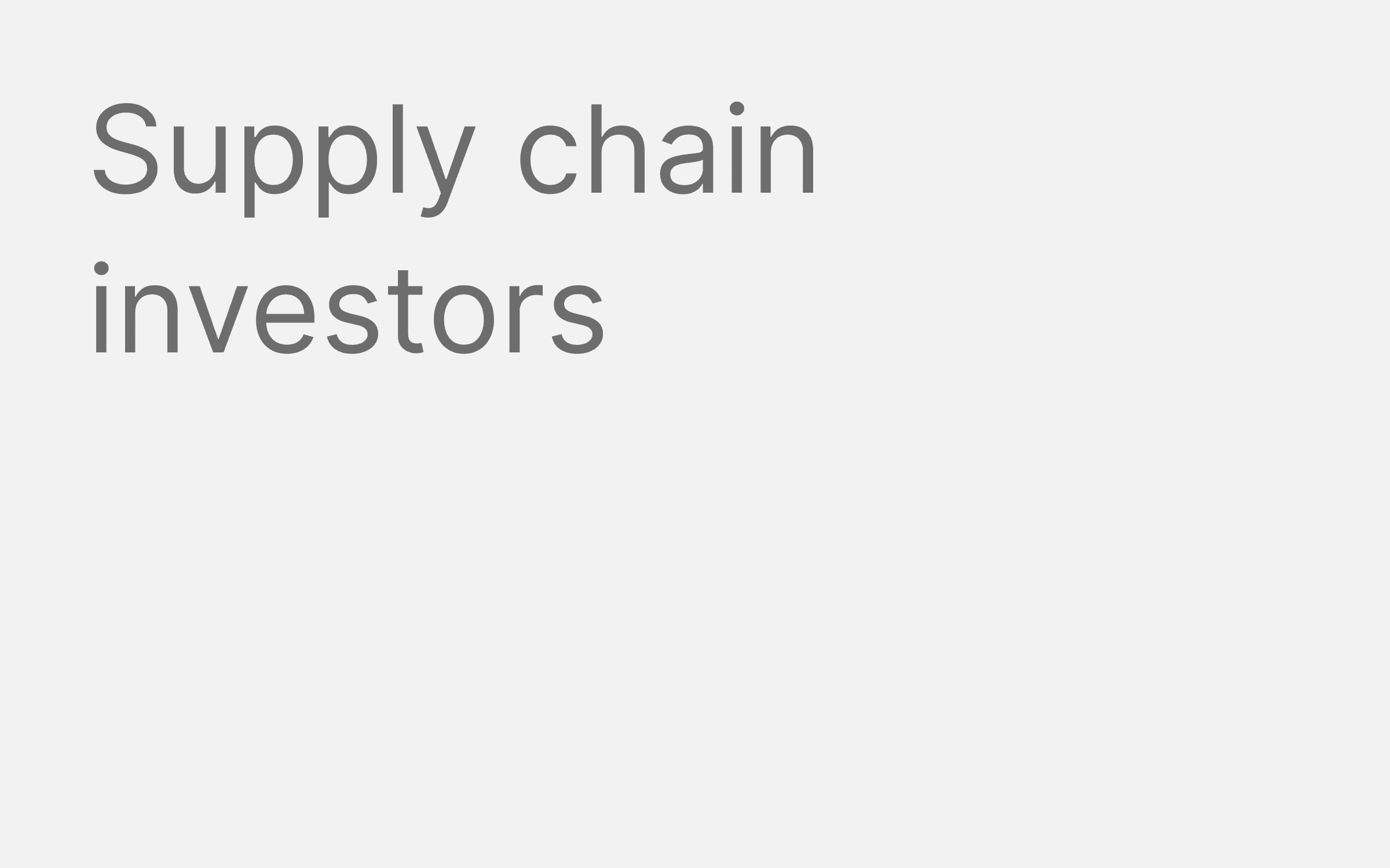 Supply chain investors hero