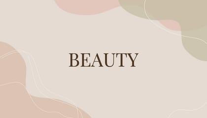Beauty Shop Aesthetic Business Card