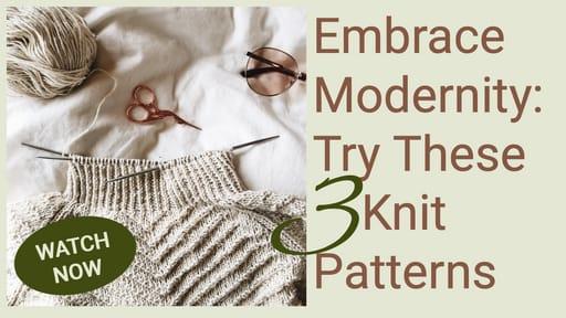 Light Green And Brown Knit Tips YouTube Thumbnail