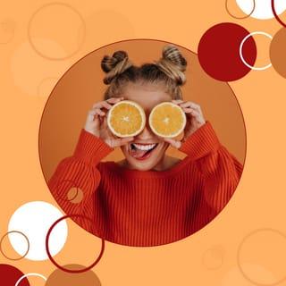 Orange Colorful Circle Profile Picture