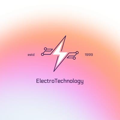 Electro Technology Illustration Logo