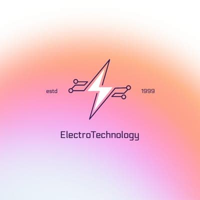 Electro Technology Illustration Logo