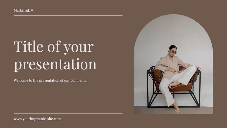 Brown And Grey Elegant Minimalistic Business Presentation