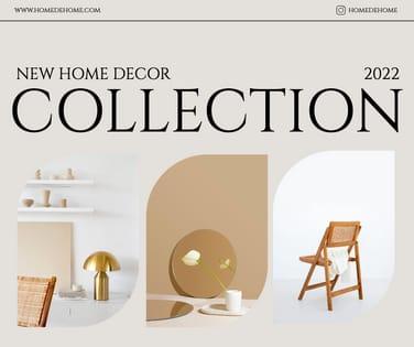 New Collection Home Decor Facebook Post