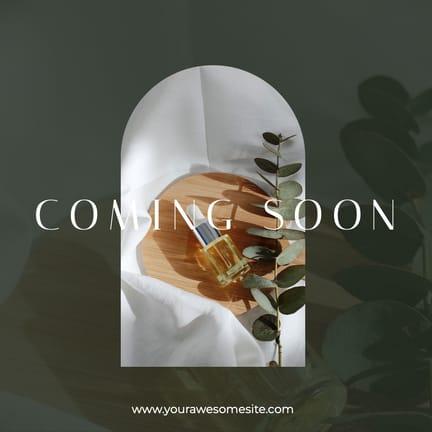 Green Cosmetic Coming Soon Instagram Post