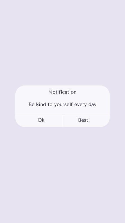 Minimal Purple Notification Motivation Instagram Stories