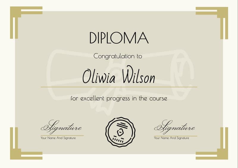 Шаблон для подарочного сертификата на маникюр пустой