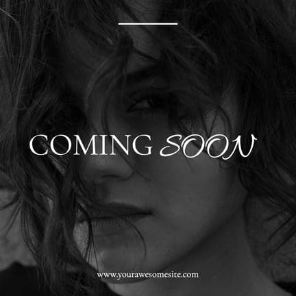 Black And White Aesthetic Modern Coming Soon Instagram Post