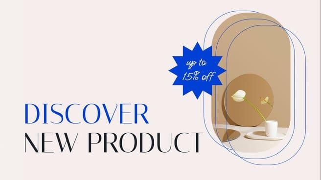 Discover New Products Facebook Cover