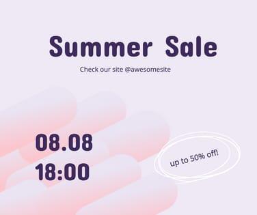 Summer Sale Facebook Post
