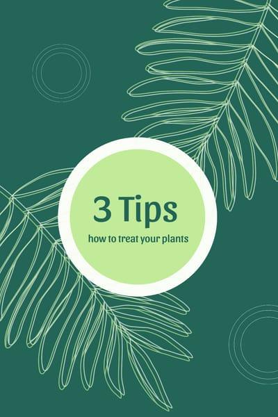 Green Tips For Plants Pinterest Pin