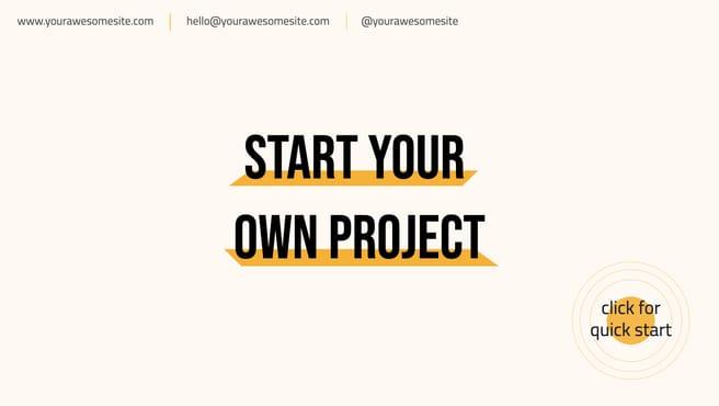 Start Your Own Project Web Banner