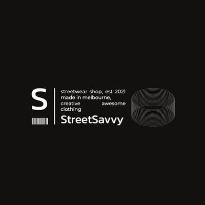 Black Creative Modern Streetwear Logo